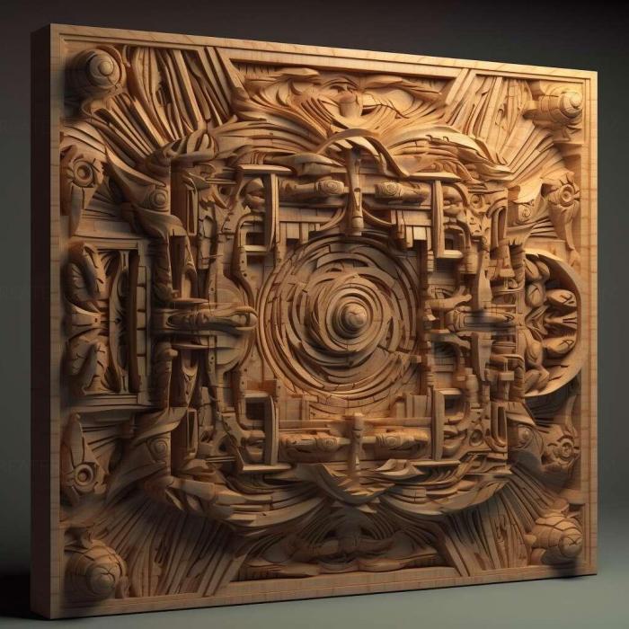 نموذج ثلاثي الأبعاد لآلة CNC 3D Art 